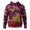 Brisbane Broncos Hoodie - Brisbane Broncos Anzac Day Lest We Forget