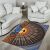 Australia Area Rug - Aboriginal Dot Painting Rug Kangaroo Ver03