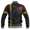 Penrith Panthers Baseball Jacket - Happy Australia Day Flag Scratch Style