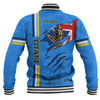 Gold Coast Titans Baseball Jacket - Happy Australia Day Flag Scratch Style