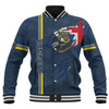 North Queensland Cowboys Baseball Jacket - Happy Australia Day Flag Scratch Style