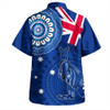 Australia Hawaiian Shirt Flag With Kangaroo Aboriginal