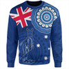 Australia Sweatshirt Flag With Kangaroo Aboriginal