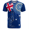 Australia T-Shirt Flag With Kangaroo Aboriginal