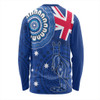 Australia Long Sleeve T-shirt Flag With Kangaroo Aboriginal