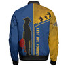 Parramatta Eels Bomber Jacket - Anzac Day Lest We Forget Poppy