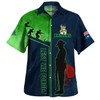 Canberra Raiders Hawaiian Shirt - Anzac Day Lest We Forget Poppy