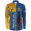 Parramatta Eels Long Sleeve Shirt - Anzac Day Lest We Forget Poppy