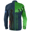 Canberra Raiders Long Sleeve Shirt - Anzac Day Lest We Forget Poppy