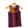 Brisbane Broncos Men Singlet - Anzac Day Lest We Forget Poppy