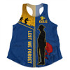 Parramatta Eels Women Racerback Singlet - Anzac Day Lest We Forget Poppy