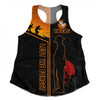 Wests Tigers Women Racerback Singlet - Anzac Day Lest We Forget Poppy