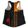 Wests Tigers Women Racerback Singlet - Anzac Day Lest We Forget Poppy