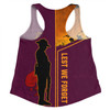 Brisbane Broncos Women Racerback Singlet - Anzac Day Lest We Forget Poppy