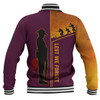 Brisbane Broncos Baseball Jacket - Anzac Day Lest We Forget Poppy