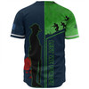 Canberra Raiders Baseball Shirt - Anzac Day Lest We Forget Poppy