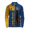Parramatta Eels Long Sleeve Polo Shirt - Anzac Day Lest We Forget Poppy