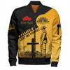 Australia Bomber Jacket Custom Anzac Day Soldiers Lest We Forget Poppy