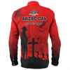 Australia Long Sleeve Shirt Anzac Day Lest We Forget Red Poppy