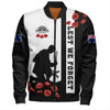Australia Bomber Jacket Anzac Day Lest We Forget Simple Style