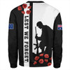 Australia Sweatshirt Anzac Day Lest We Forget Simple Style