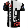 Australia T-Shirt Anzac Day Lest We Forget Simple Style