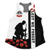 Australia Women Racerback Singlet Anzac Day Lest We Forget Simple Style