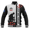Australia Baseball Jacket Anzac Day Lest We Forget Simple Style