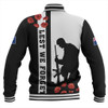 Australia Baseball Jacket Anzac Day Lest We Forget Simple Style