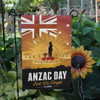 Australia Anzac Flag - Anzac Day For The Fallen, Lest We Forget