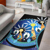 [Custom] Australia Torres Strait Area Rug - Dhari Mask In Plam Tree
