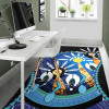 [Custom] Australia Torres Strait Area Rug - Dhari Mask In Plam Tree