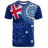 Australia T-Shirt Flag With Koala Aboriginal