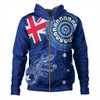 Australia Hoodie Flag With Lizard Aboriginal