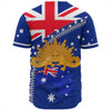 Australia Baseball Shirt - Anzac Day Lest We Forget Australia Flag