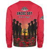 Australia Sweatshirt - Anzac Day Australian Red Ensign