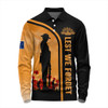 Australia Long Sleeve Polo Shirt Lest We Forget Style In My Heart