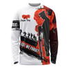 Australia Long Sleeve T-shirt - Custom Anzac Day Special Style ( Ver 2 )