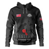 Australia Hoodie - Anzac Day Australian Red Ensign Remember Them