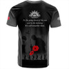 Australia T-Shirt - Anzac Day Australian Red Ensign Remember Them