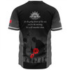 Australia Baseball Shirt - Anzac Day Australian Red Ensign Remember Them