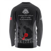 Australia Long Sleeve T-shirt - Anzac Day Australian Red Ensign Remember Them