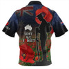 Australia Hawaiian Shirt - Custom Anzac Day Lest We Forget Red Poppies