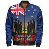 Australia Bomber Jacket - Anzac Day Keeping The Spirit Alive With Australia Flag