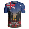 Australia Rugby Jersey - Anzac Day Keeping The Spirit Alive With Australia Flag