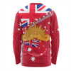 Australia Long Sleeve T-shirt - Anzac Day Lest We Forget Australian Red Ensign