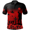 Australia Polo Shirt Lest We Forget Red Poppies Special Style