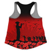 Australia Women Racerback Singlet Lest We Forget Red Poppies Special Style