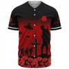 Australia Baseball Shirt Lest We Forget Red Poppies Special Style