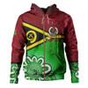 Vanuatu Hoodie - Custom Vanuatu Seal With Aboriginal Patterns Style